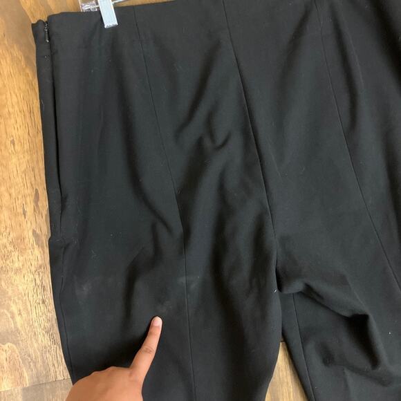 Talbots Womens Pants Black Hollywood Pull On High Rise Side Zip Stretch 16 - Picture 12 of 13